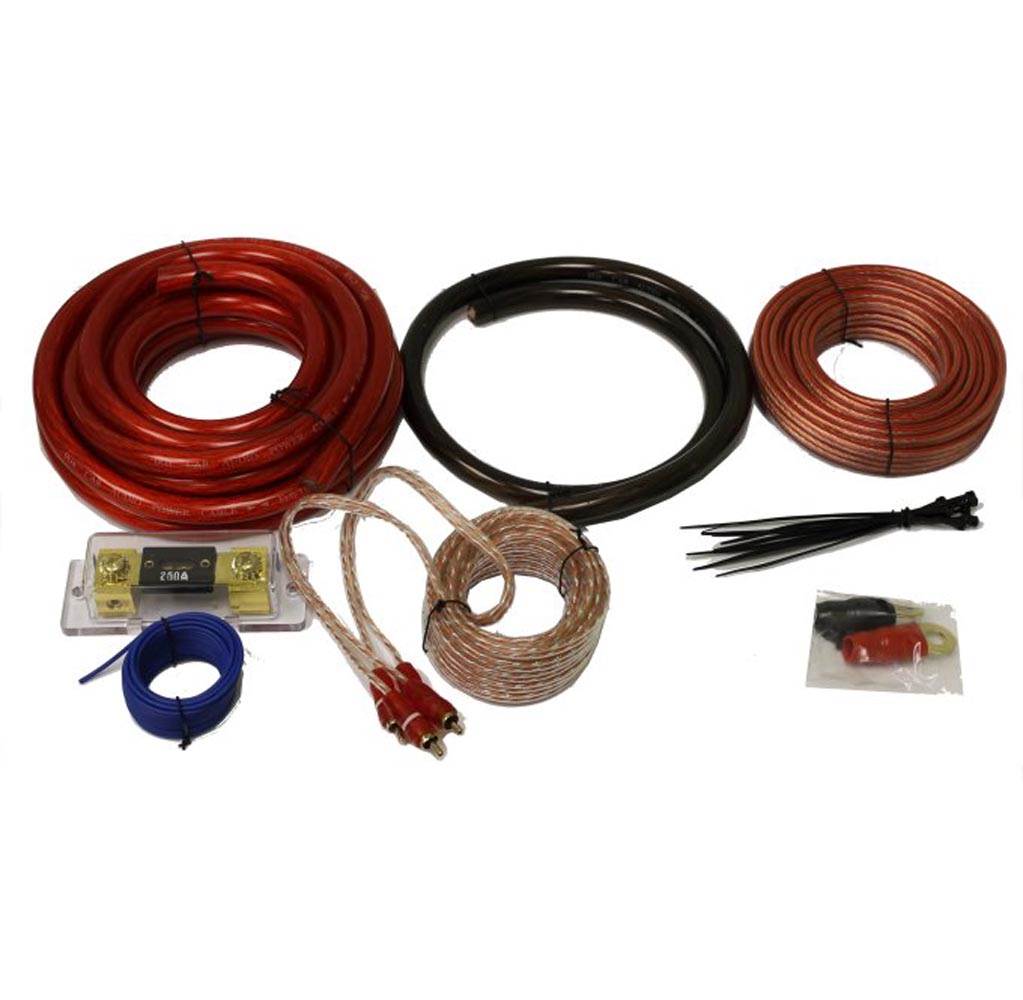 VM Audio ECD4200.1 4200W 1 Ohm Class D Amplifier + 0 Gauge Wiring + Capacitor