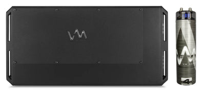 VM Audio ECD4200.1 4200W 1 Ohm Digital Amp Mono Class D Amplifier + Capacitor