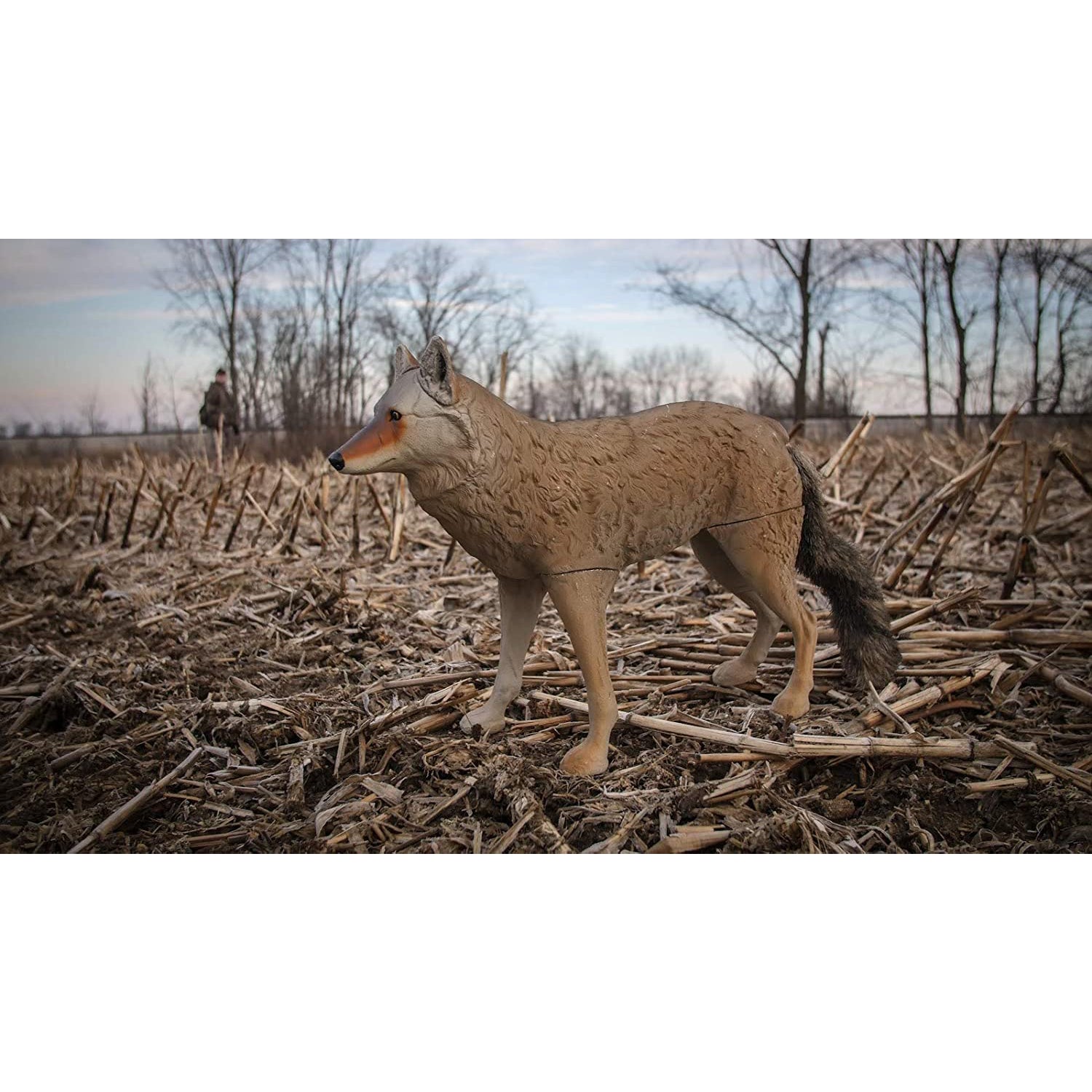 Flambeau Outdoor Lone Howler Coyote Decoy with Fauz Fur Tail, One Size(Open Box)