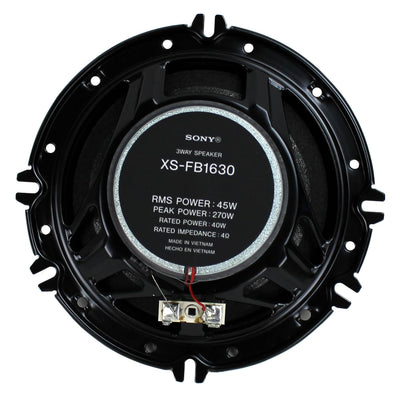 Sony XS-FB1630 6.5" 540 Watt 3-Way Car Audio Speakers Stereo XSFB1630 - VMInnovations