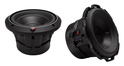4) ROCKFORD FOSGATE P2D2-8 8" Punch 2-Ohm DVC Subs + 1-Ohm Class D Amp + Wiring