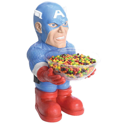 Rubies Marvel Captain America Candy Bowl Holder Halloween | 35673 - Open Box