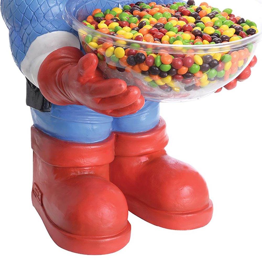 Rubies Marvel Captain America Candy Bowl Holder Halloween | 35673 - Open Box