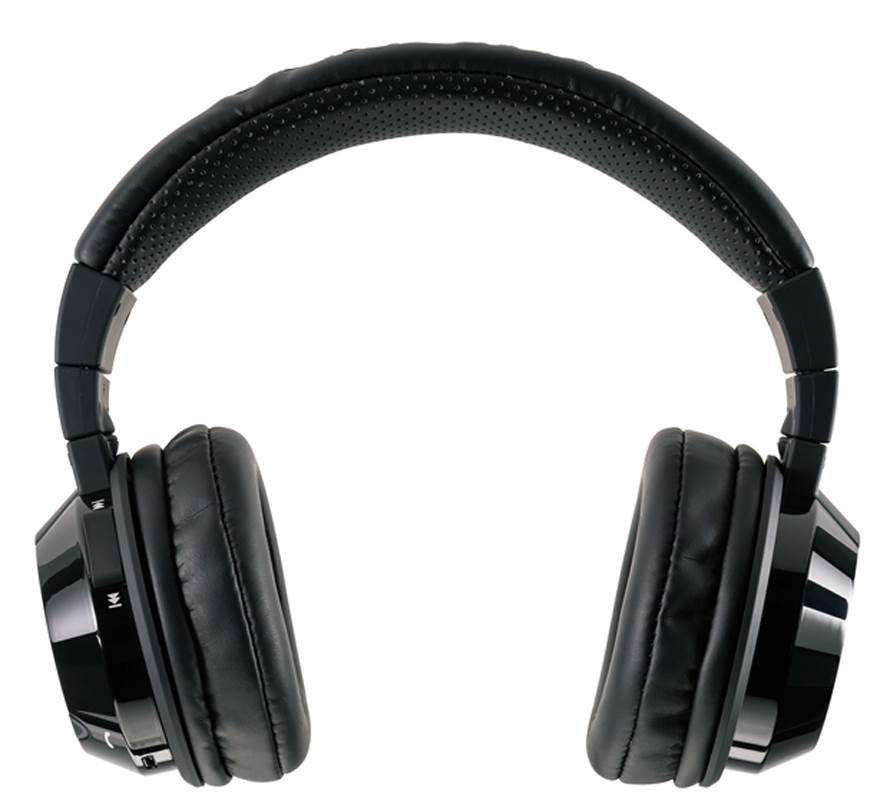 Kicker Cordless Over Ear Bluetooth Headphones + VM Audio Over Ear DJ Headphones