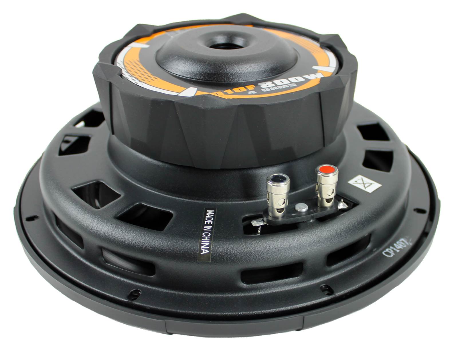 2) Boss D10F 10" 1600W Shallow Car Audio Subwoofers + 2) 10" Single Sealed Boxes