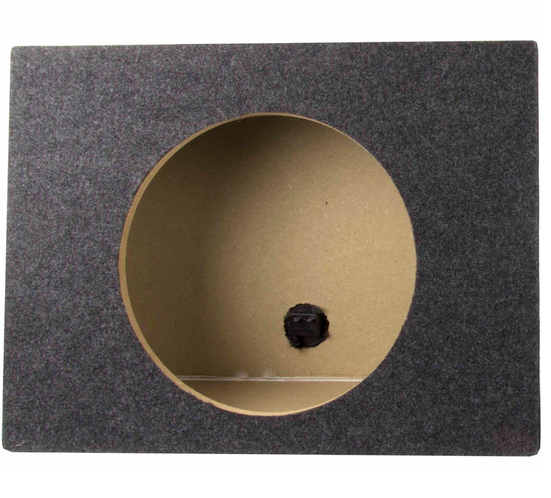 2) Boss P100F 10" 2400W Car Shallow/Slim Subwoofer + 2) 10" Single Sealed Boxes