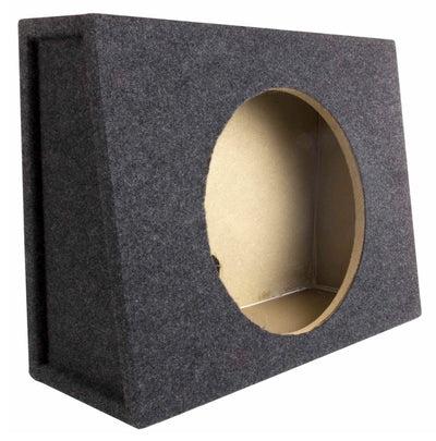 2) Boss P100F 10" 2400W Car Shallow/Slim Subwoofer + 2) 10" Single Sealed Boxes