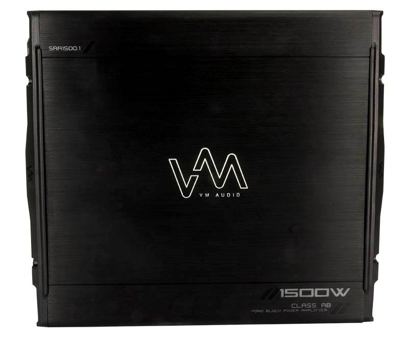 NEW VM Audio SRA1500.1 1500W Monoblock Amp Car Amplifier + Remote + Capacitor