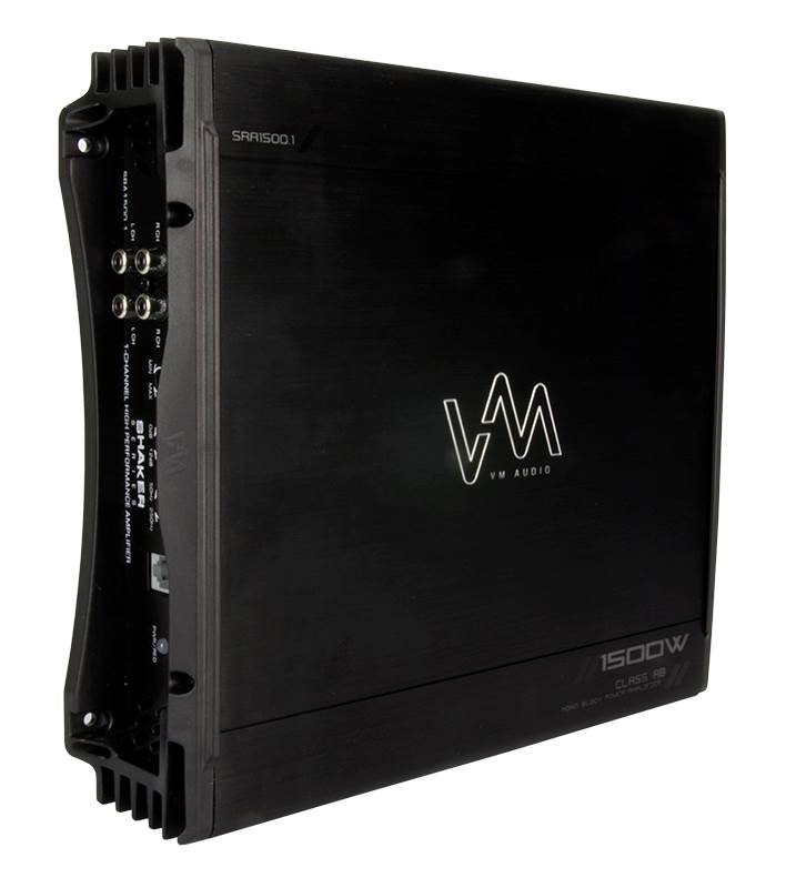 NEW VM Audio SRA1500.1 1500W Monoblock Amp Car Amplifier + Remote + Capacitor