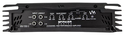 VM Audio SRW12 12 Inch Subwoofer + Mono AB Amplifier SRA1500.1 Amp + Wiring Kit