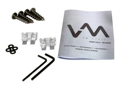 New VM Audio EXA2000.4 2000W 4 Channel Car Amplifier Power Amp + Wiring Kit