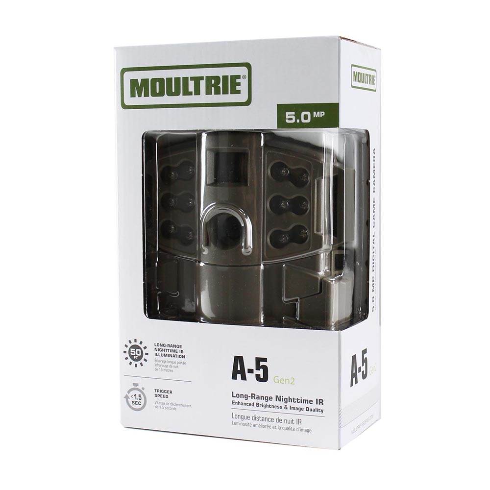 Moultrie GameSpy A-5 Gen2 5MP Low Glow Infrared Game Camera (4 Pack) | MCG-12688