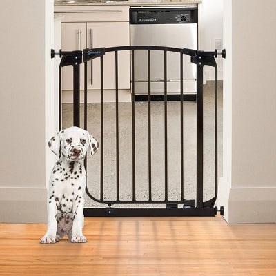 Dreambaby Chelsea 28 to 32 Inch Auto-Close Baby Pet Safety Gate Black (Open Box)