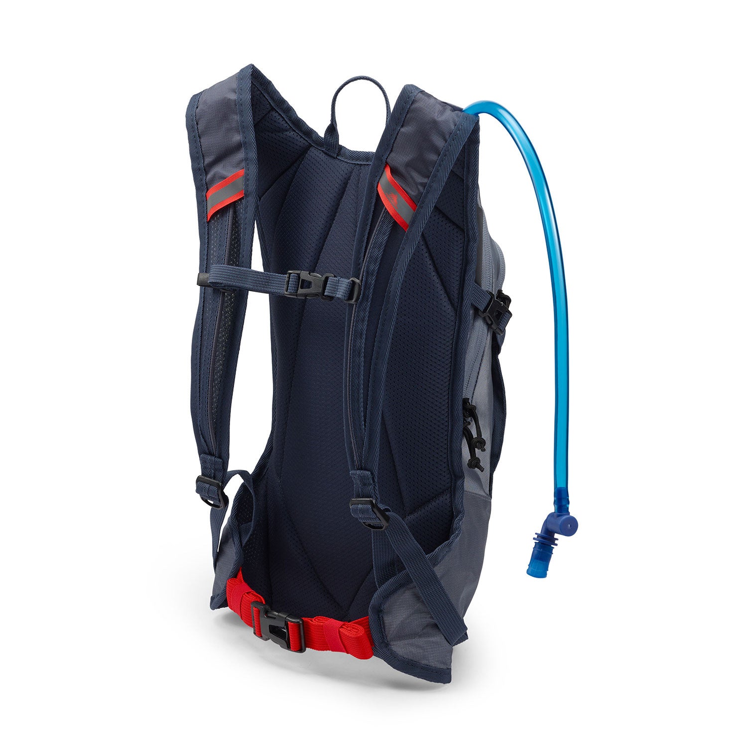 High Sierra Hydrahike 2.0 8L Water Backpack for Hiking, Gray & Red (Open Box) - VMInnovations