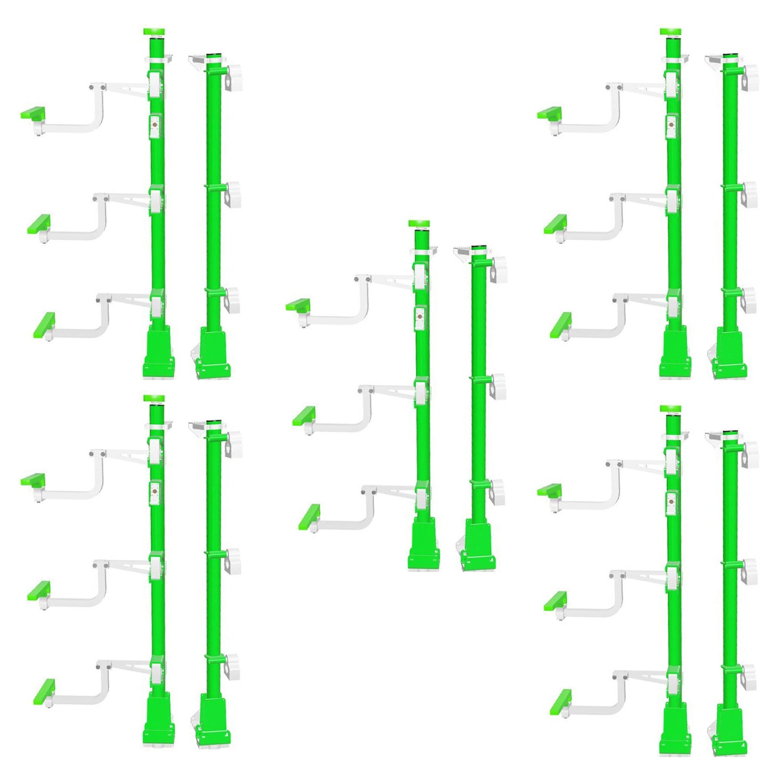 Green Touch Industries Xtreme Pro Series 3 Position Line Trimmer Rack (5 Pack) - VMInnovations