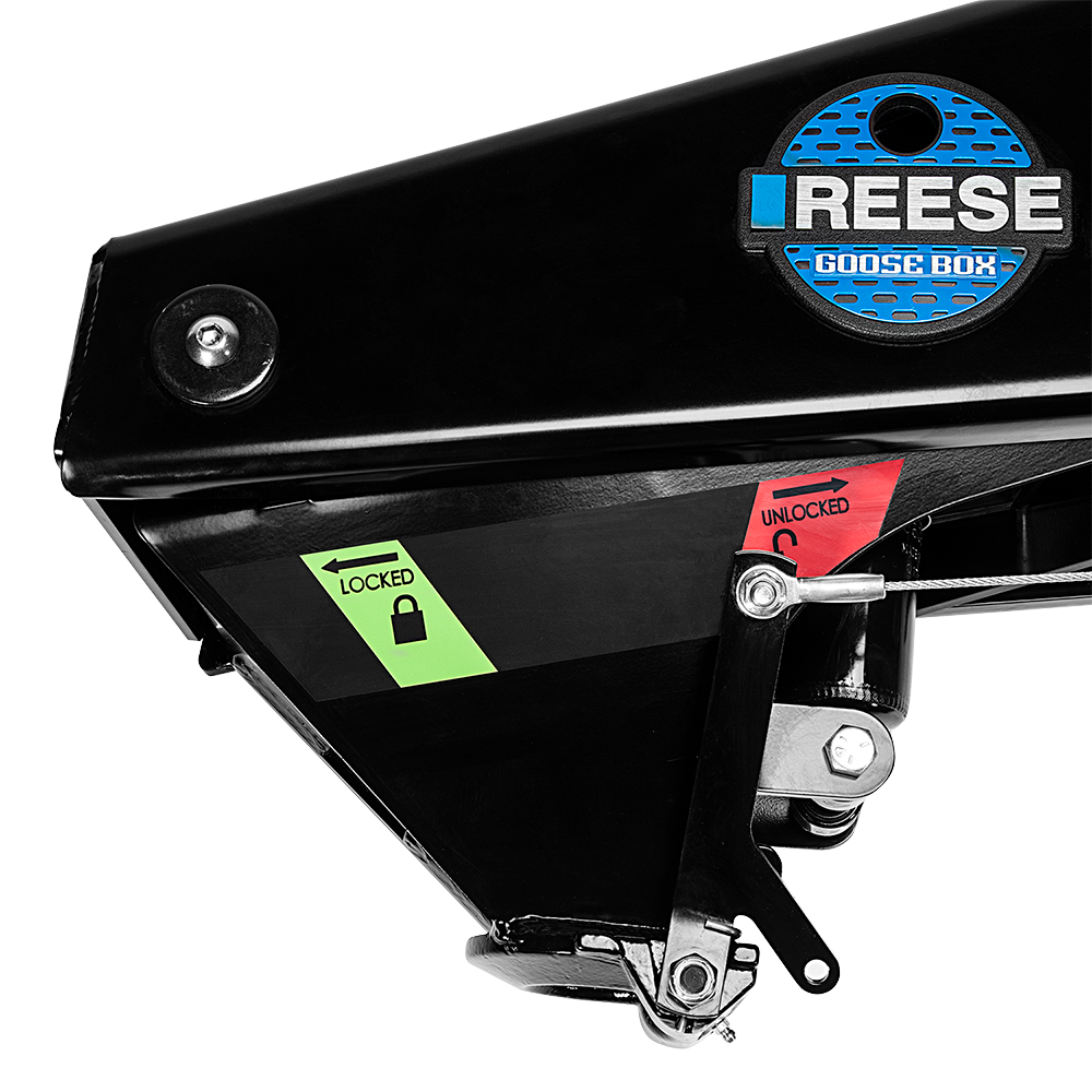 Reese Towpower 94720 Goose Box 20,000 Pound Gooseneck RV Trailer Hitch Coupler - VMInnovations
