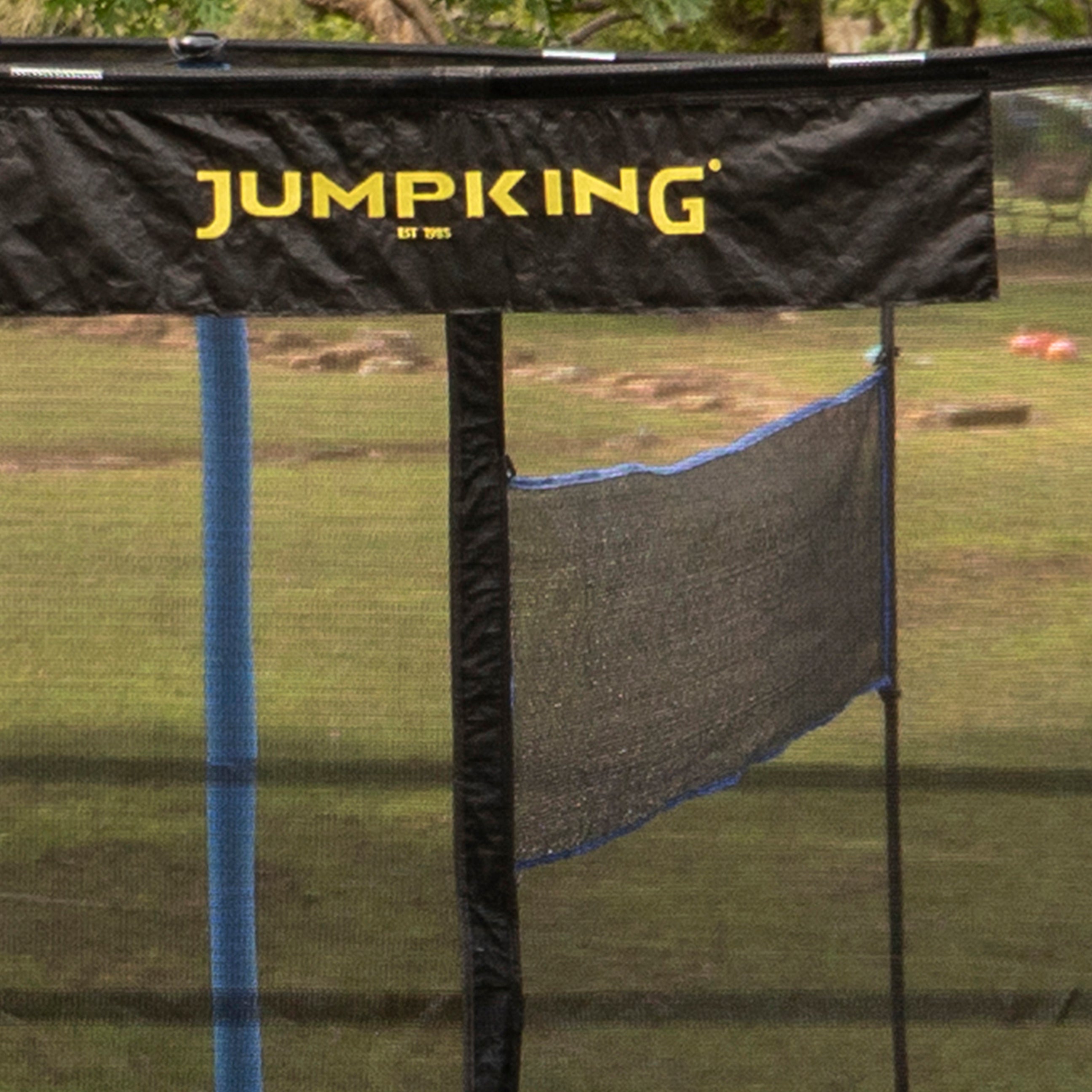 JumpKing Volleyball Net & Ball for 7 x 10 Ft Rectangular Trampoline (Open Box)
