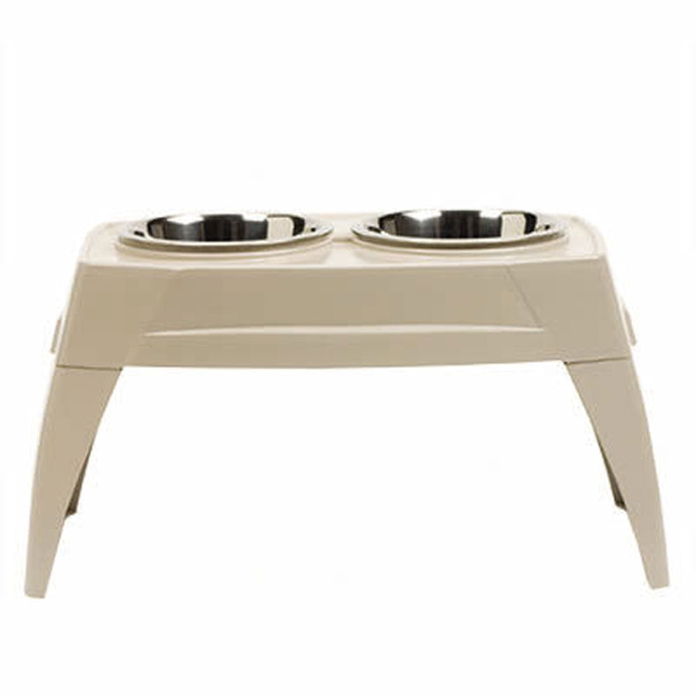 Suncast PFT800 Elevated Pet Feeder Feeding Tray Removable 8" Bowls (Open Box)
