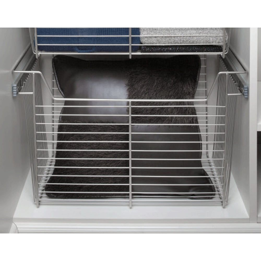 Rev-A-Shelf Sidelines CBSL-301417CR-3 30" Chrome Pullout Closet Storage Basket