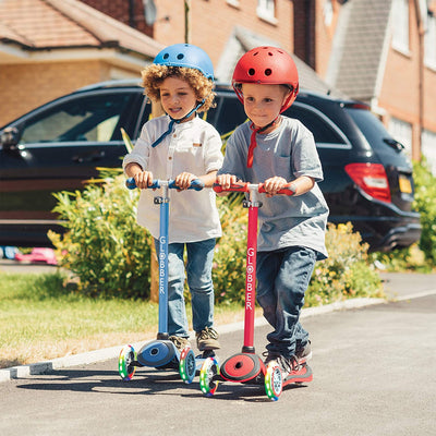 Globber V2 3-Wheel Kids Kick Scooter with LED Light Up Wheels (Open Box)