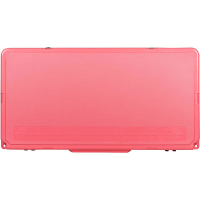 Driftsun Portable 110 Quart Insulated Hard Ice Chest Cooler, Coral (Open Box)