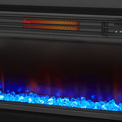 LifeSmart LifeZone Electric Infrared Quartz Fireplace Heater (Defective)