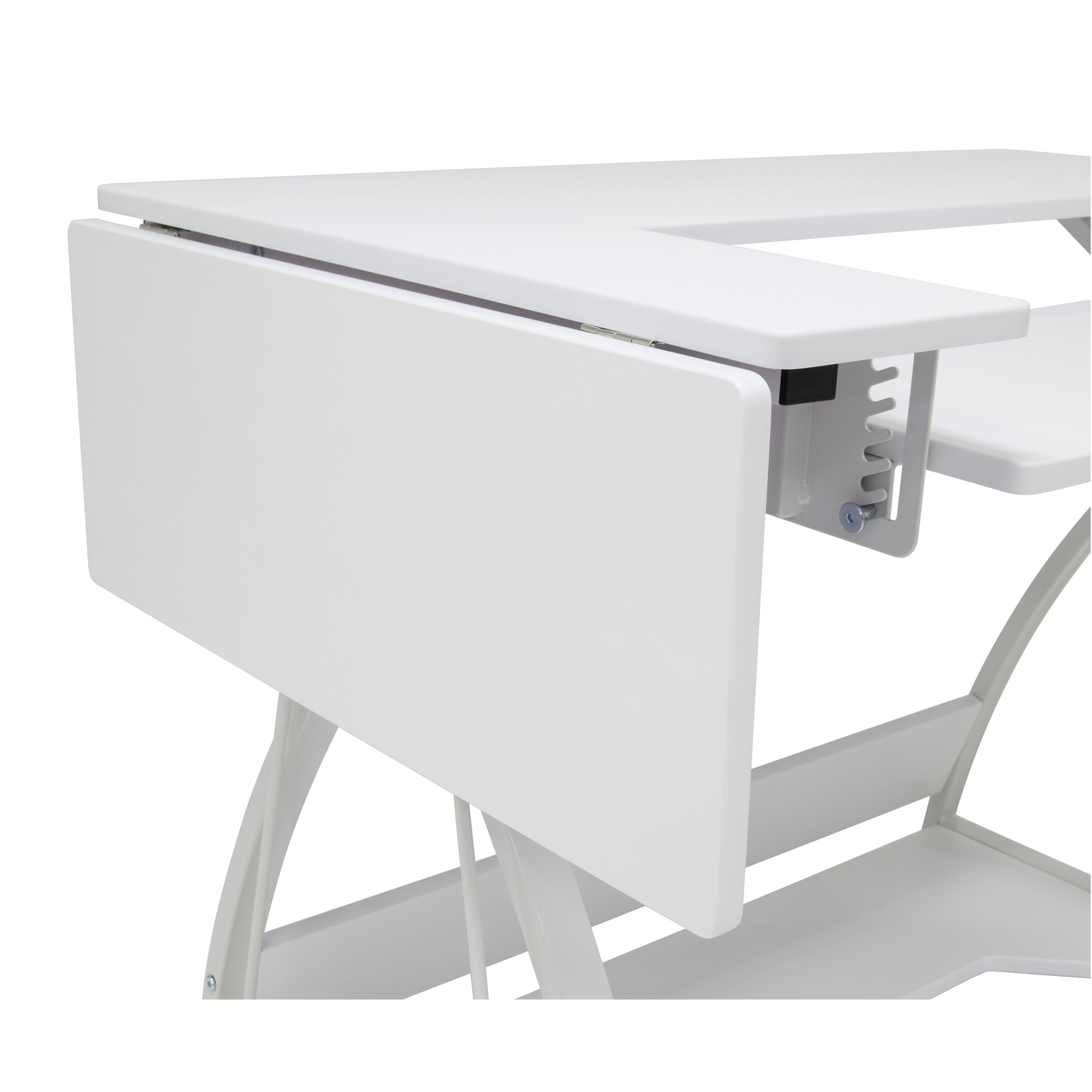 Sew Ready Venus Sewing Machine Craft Hobby Table Computer Desk, White (Used)