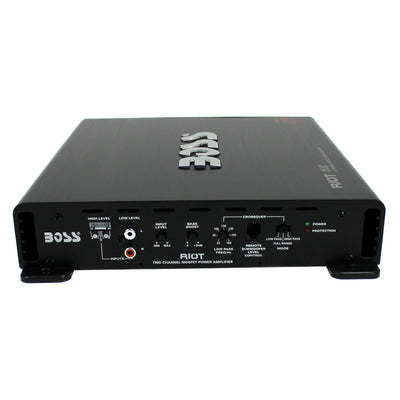 BOSS Audio R6002 1200W 2-Channel MOSFET Car Audio Amplifier Amp+Remote (4 Pack)