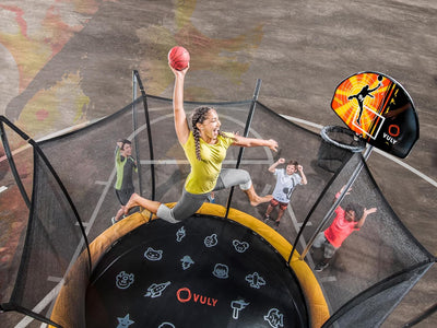 M Lift2 Box A (NC) + M Lift2 Box B (NC) + M Lift2 Box C (NC) + M Lift2 Box D (NC) + M Lift2 Box E (NC) + Vuly Trampolines Basketball Set with Backboard, Hoop, Basketball, and Air Pump - VMInnovations