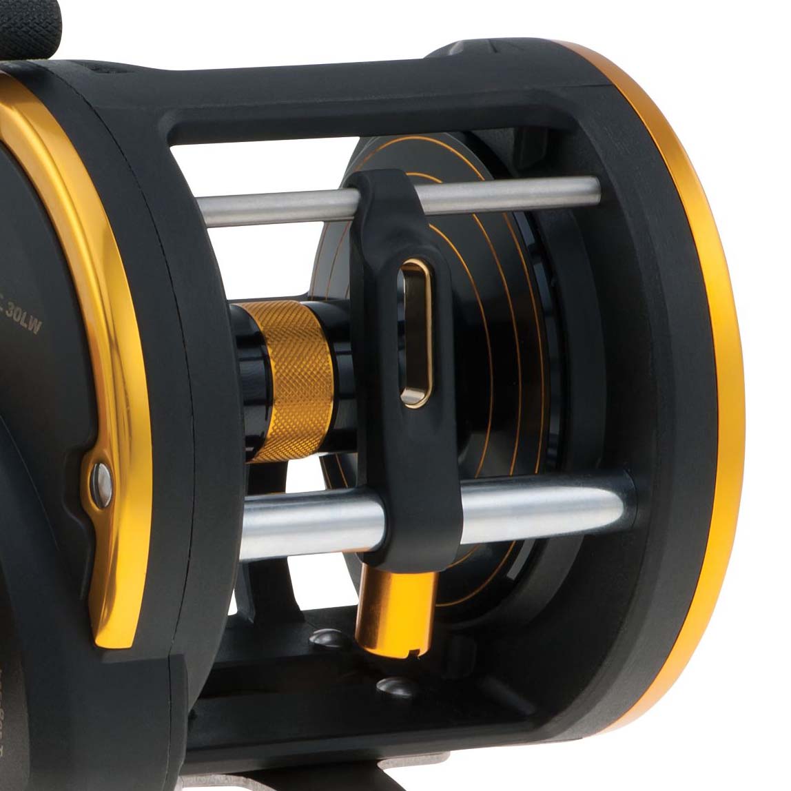 Penn Squall Levelwind Saltwater Fish Trolling Fishing Reel, Black (Refurbished)