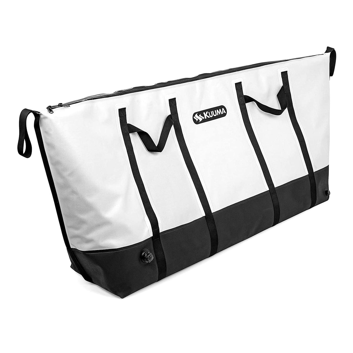 Kuuma 240 Qt Portable Soft Insulated Fish Cooler Bag w/ Drain Plug (Open Box)