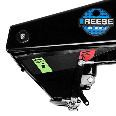 Reese Towpower 94720 Goose Box 20,000 Pound Gooseneck RV Trailer Hitch Coupler - VMInnovations