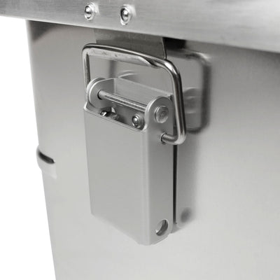 Swiss Link Custom Industrial Aluminum Storage Box for Tools, Silver, Medium