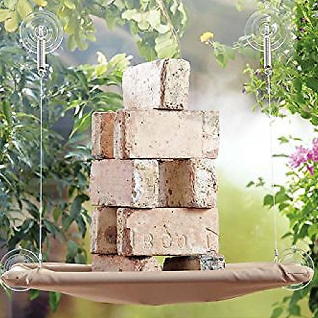 Oster Sunny Seat Cat Window Hammock Perch Bed, Supports Up to 50 Pounds, Brown - VMInnovations