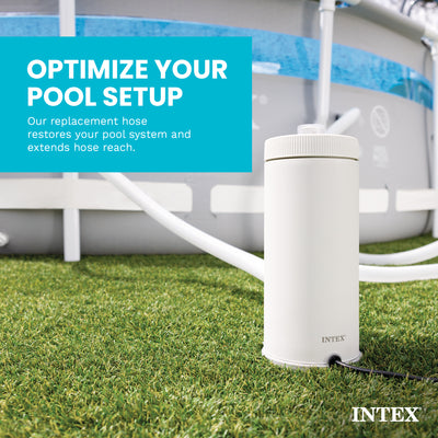 Intex 1.25 Inch Diameter Accessory Pool Pump Replacement Hose 59 Inch Long