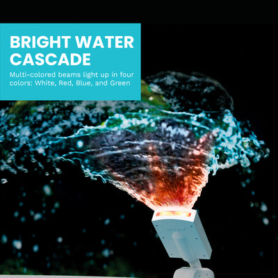 INTEX LED Pool Sprayer w/ Multi-Color Lights– Above-Ground Frame Pool Compatible