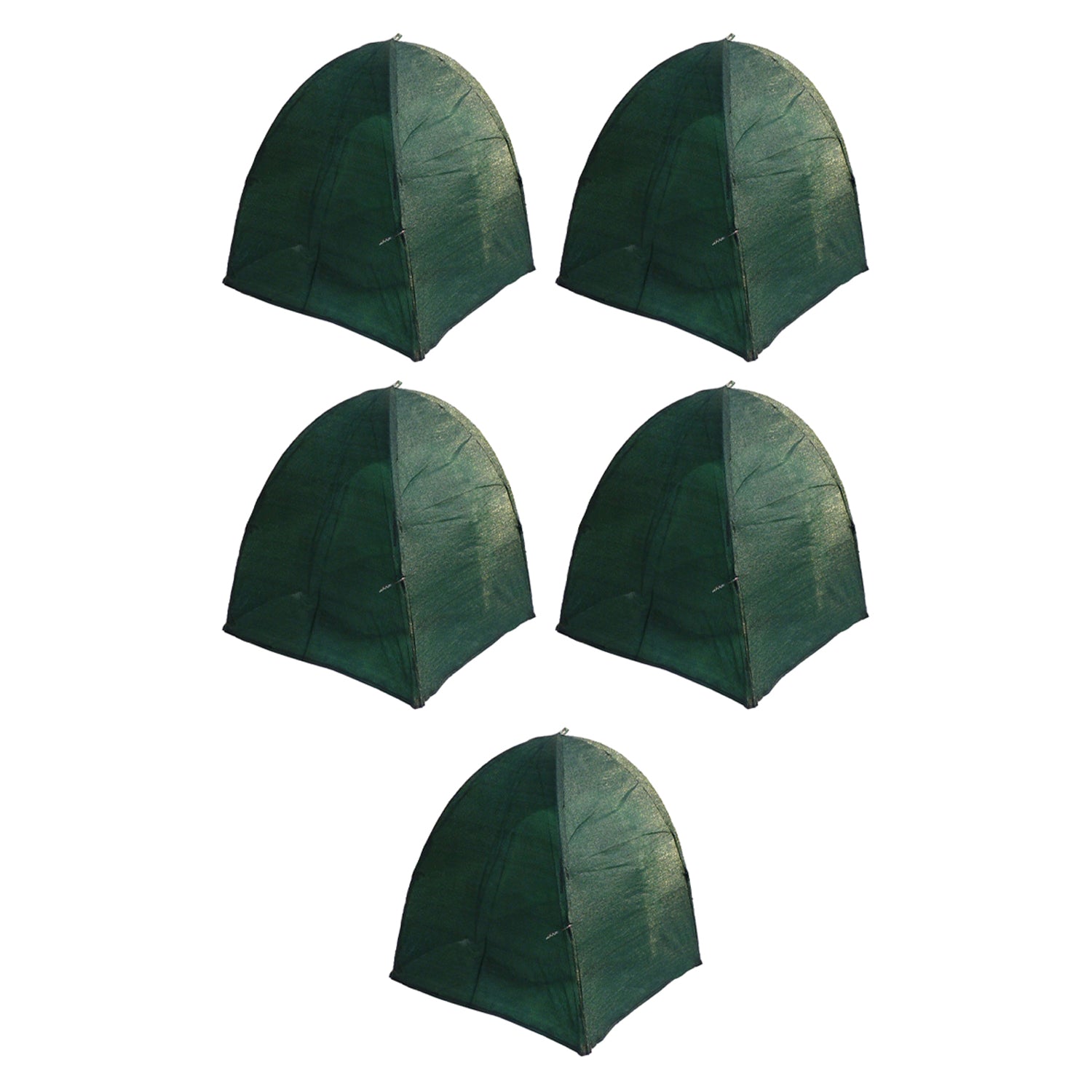 NuVue GEN II 40-Inch Synthetic Framed Winter Shrub Frost Cover, Green (5 Pack)
