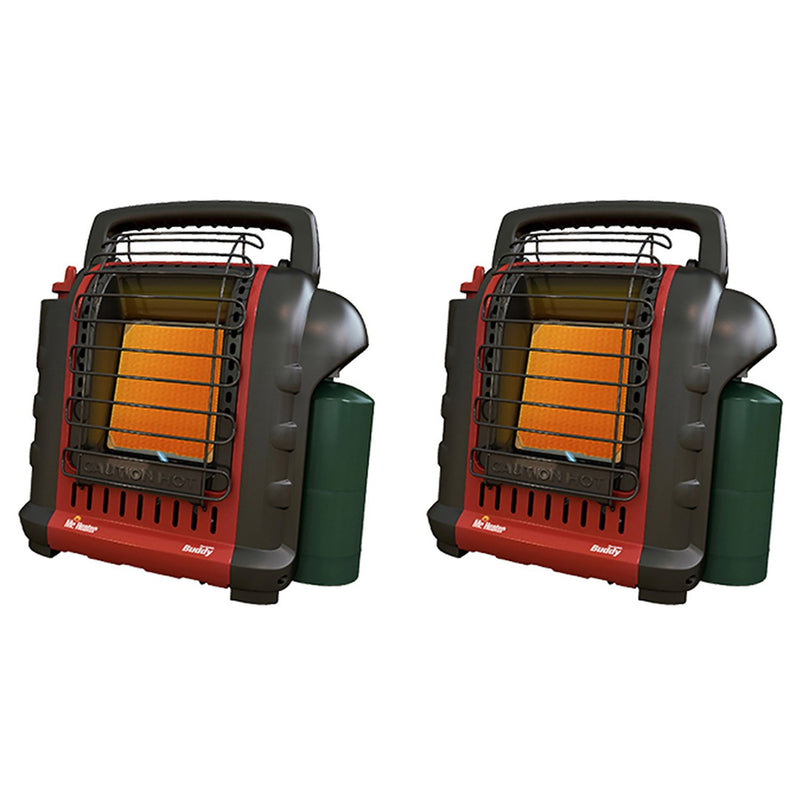 Mr. Heater Portable Buddy Propane Gas Heater-2 Pack (Refurbished)