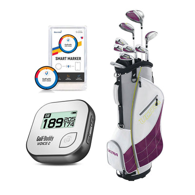 Wilson Womens Club Set w/Bag, Talking GPS Range Finder, Distance Tracker