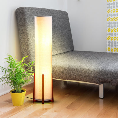 Brightech Parker 48" Tall Decorative Tower Shade Soft LED Light Floor Lamp(Used)