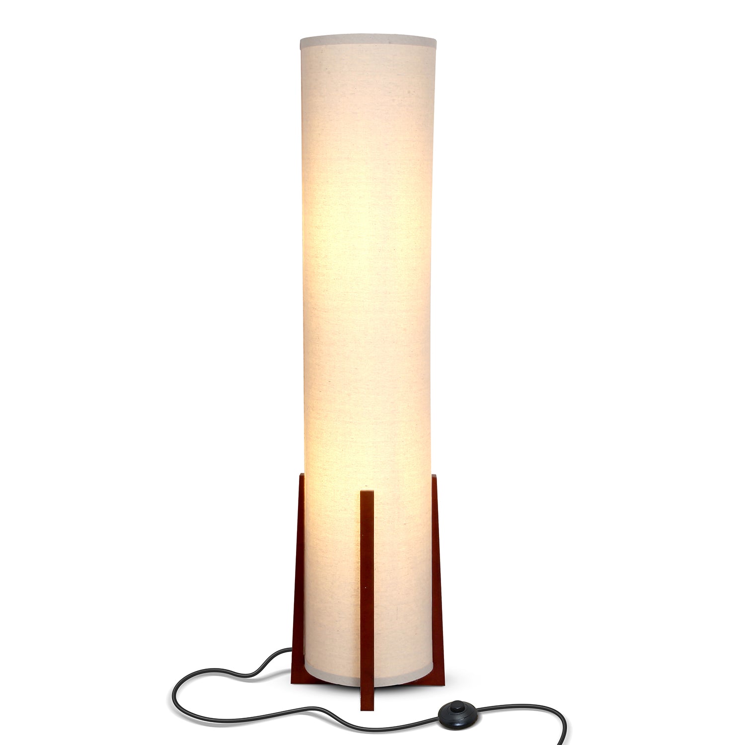 Brightech Parker 48" Tall Decorative Tower Shade Soft LED Light Floor Lamp(Used)