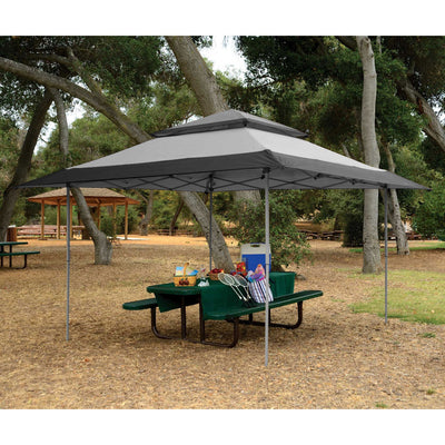 Z-Shade 13x13ft Instant Gazebo Canopy Outdoor Tent, Grey (Certified Refurbished)