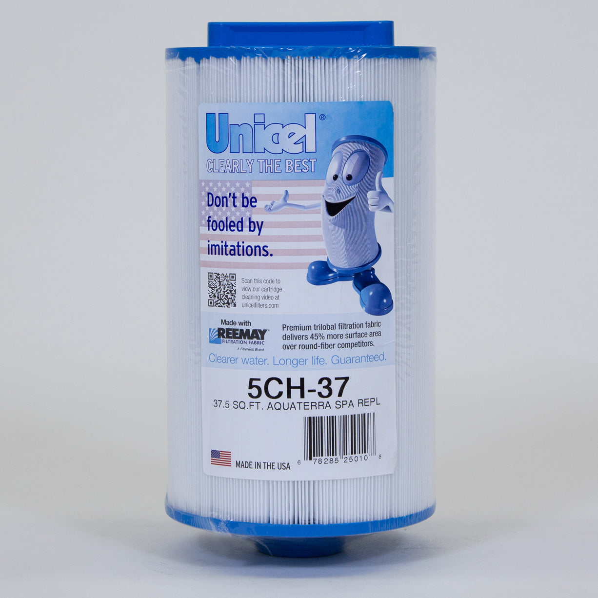 Unicel Replacement 37.5 SqFt Filter Cartridge for Hot Tub Spa, 221 Pleats (Used) - VMInnovations