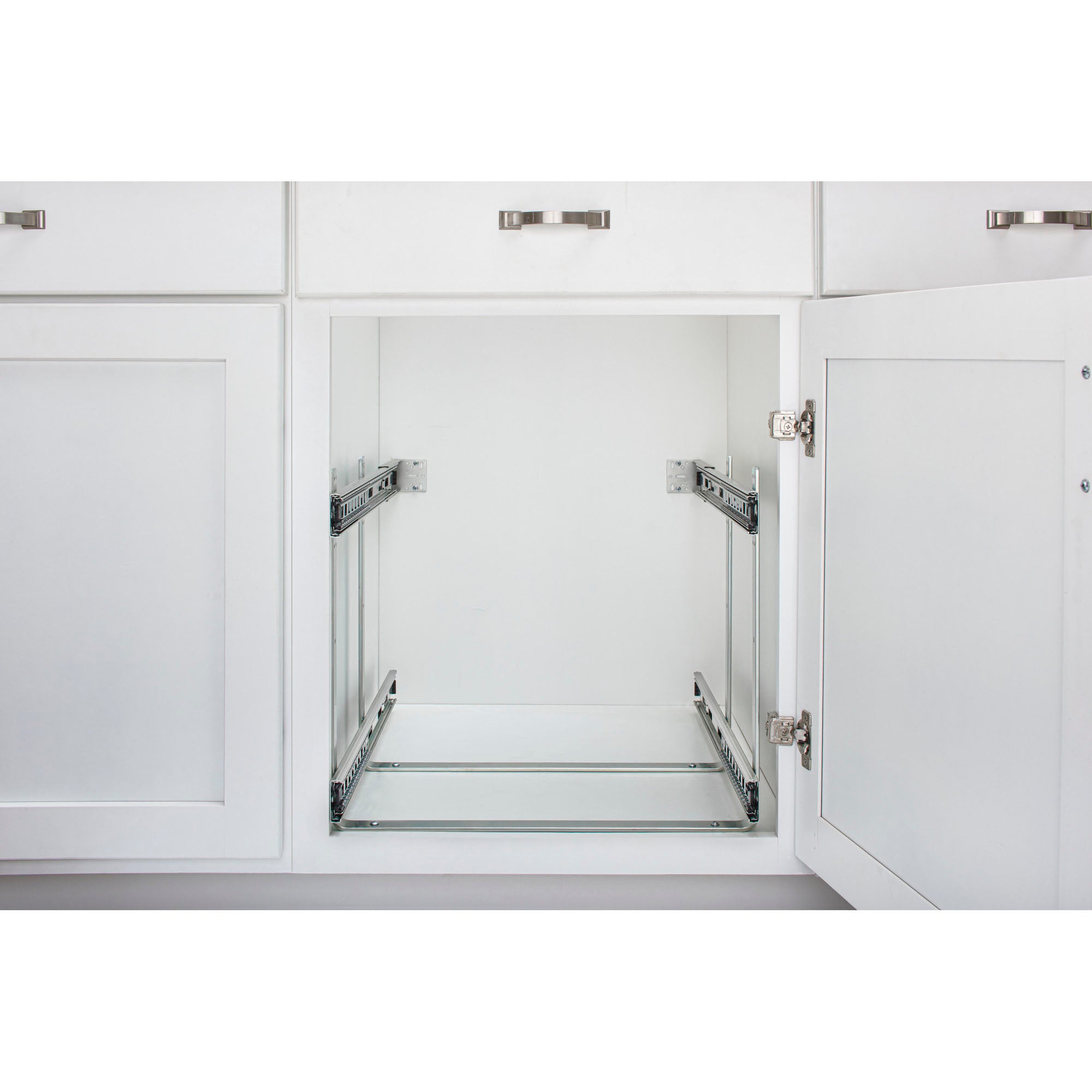 Rev-A-Shelf 5CW2-1222-CR 12" Cabinet Pullout 2-Tier Cookware Organizer (2 Pack) - VMInnovations