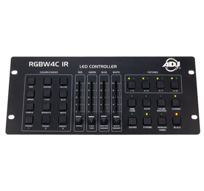 American DJ RGBW4C 32 Channel RGB/RGBW/RGBA LED DMX Lighting Controller (4 Pack)