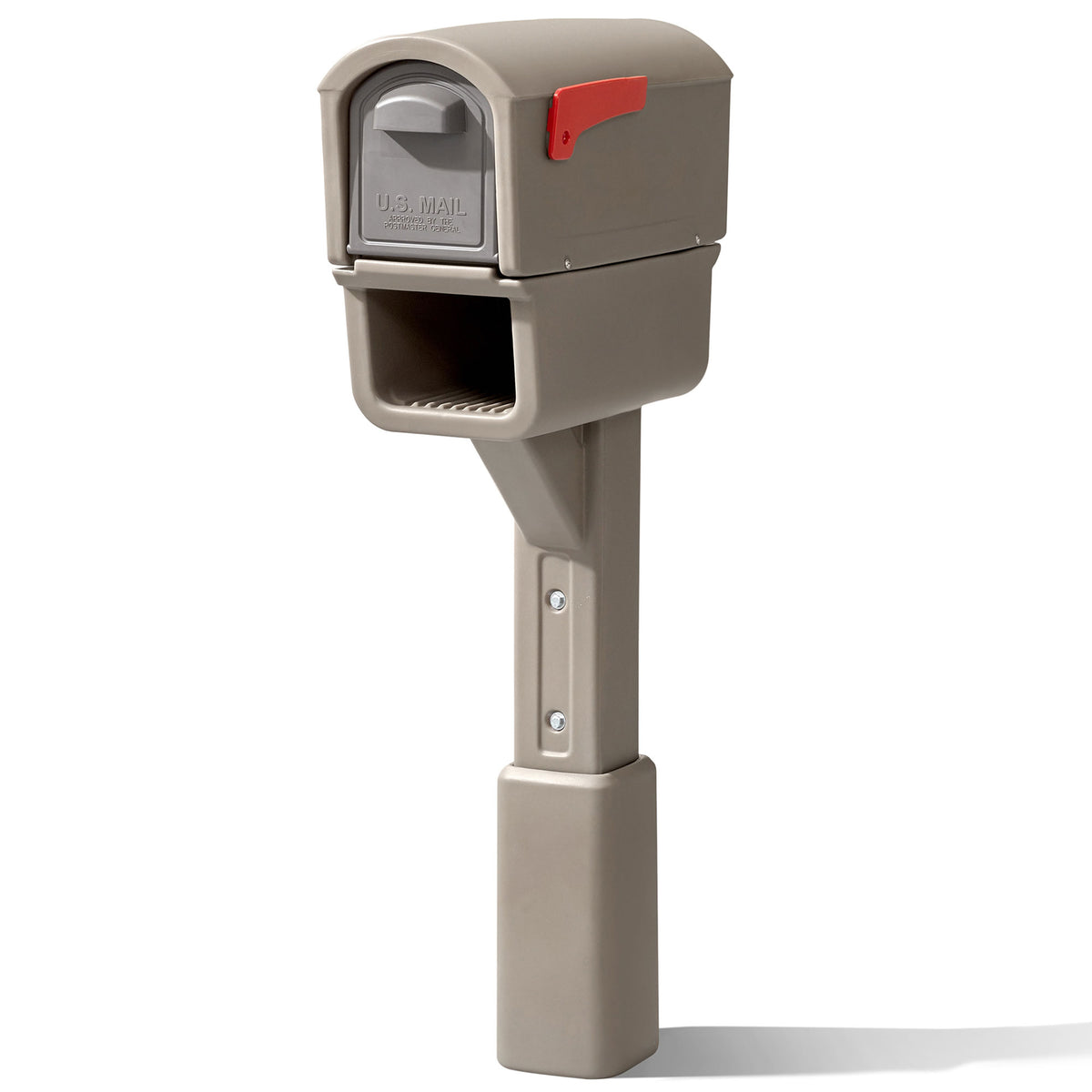 Step2 MailMaster Express Plus Plastic Weather Resistant Mailbox, Tan (Used)