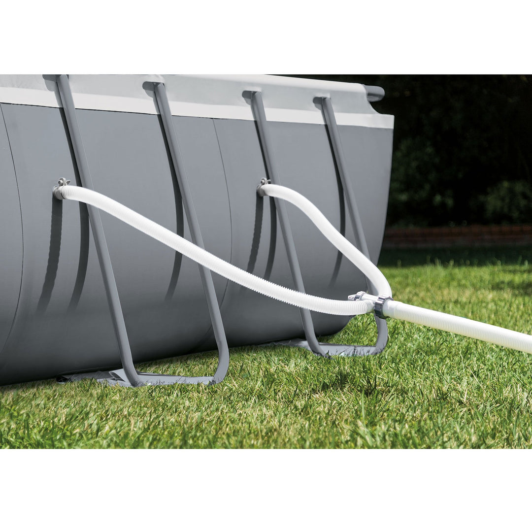 INTEX Ultra 18'x 9'x52" Ultra XTR Rectangular Frame Swimming Pool & Solar Cover