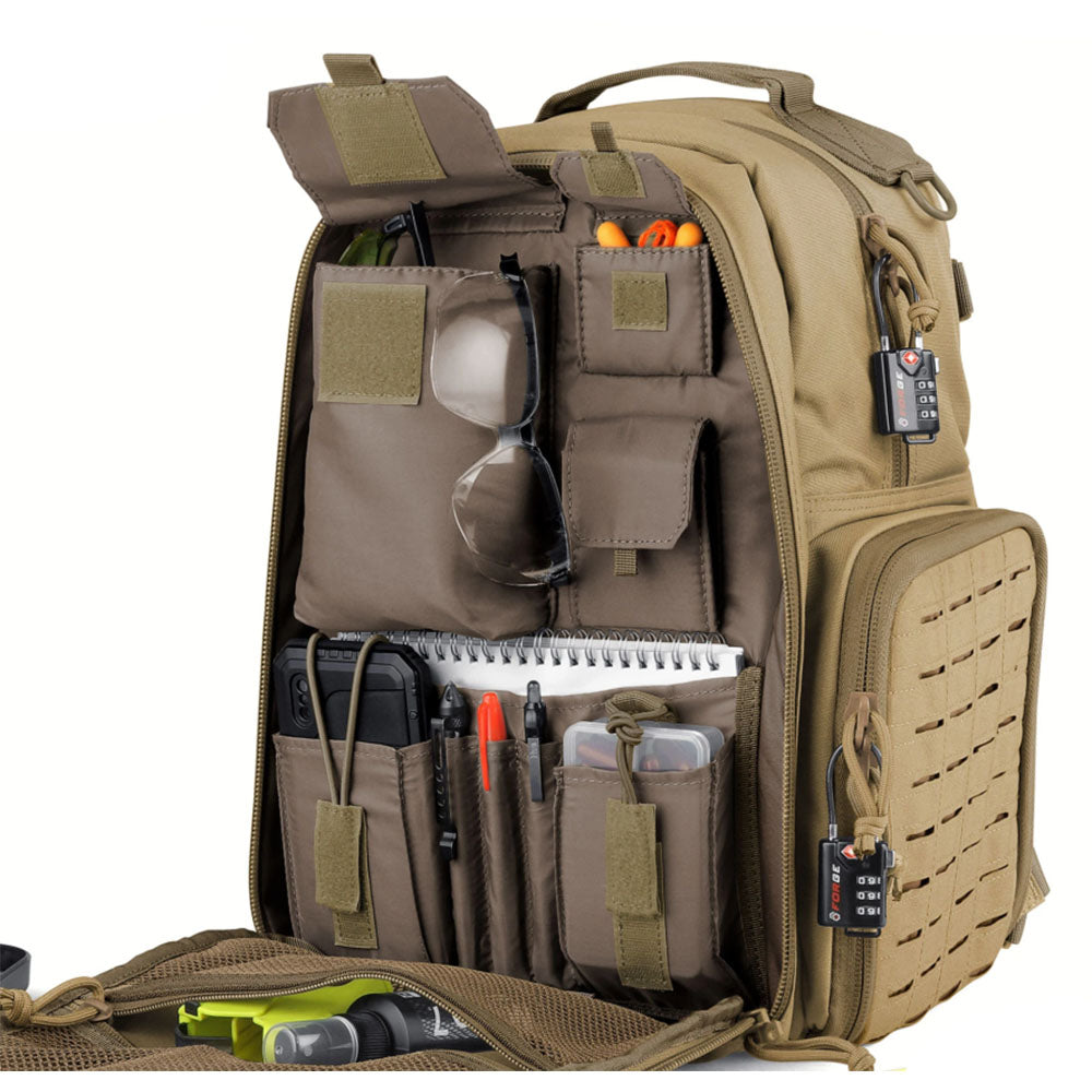 Savior Equipment Mobile Arsenal Compact Bag Protective Backpack, Tan (Used)