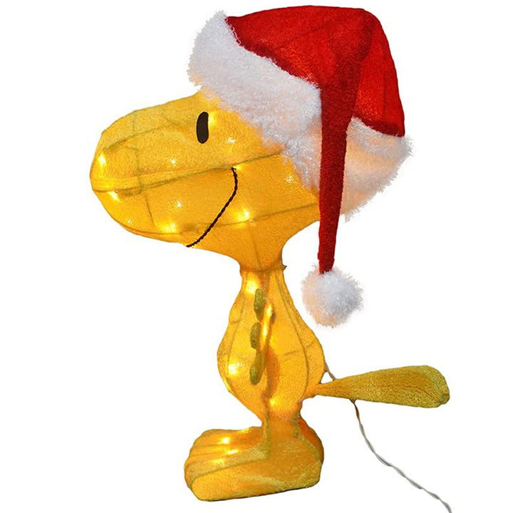 ProductWorks 22In Peanuts Santa Hat 3D Prelit Christmas Decoration (Open Box)