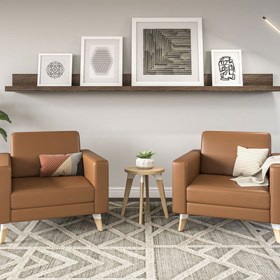 Safco Resi Maple Accent Coffee Side Sofa Bed Lounge End Table Natural (Open Box)